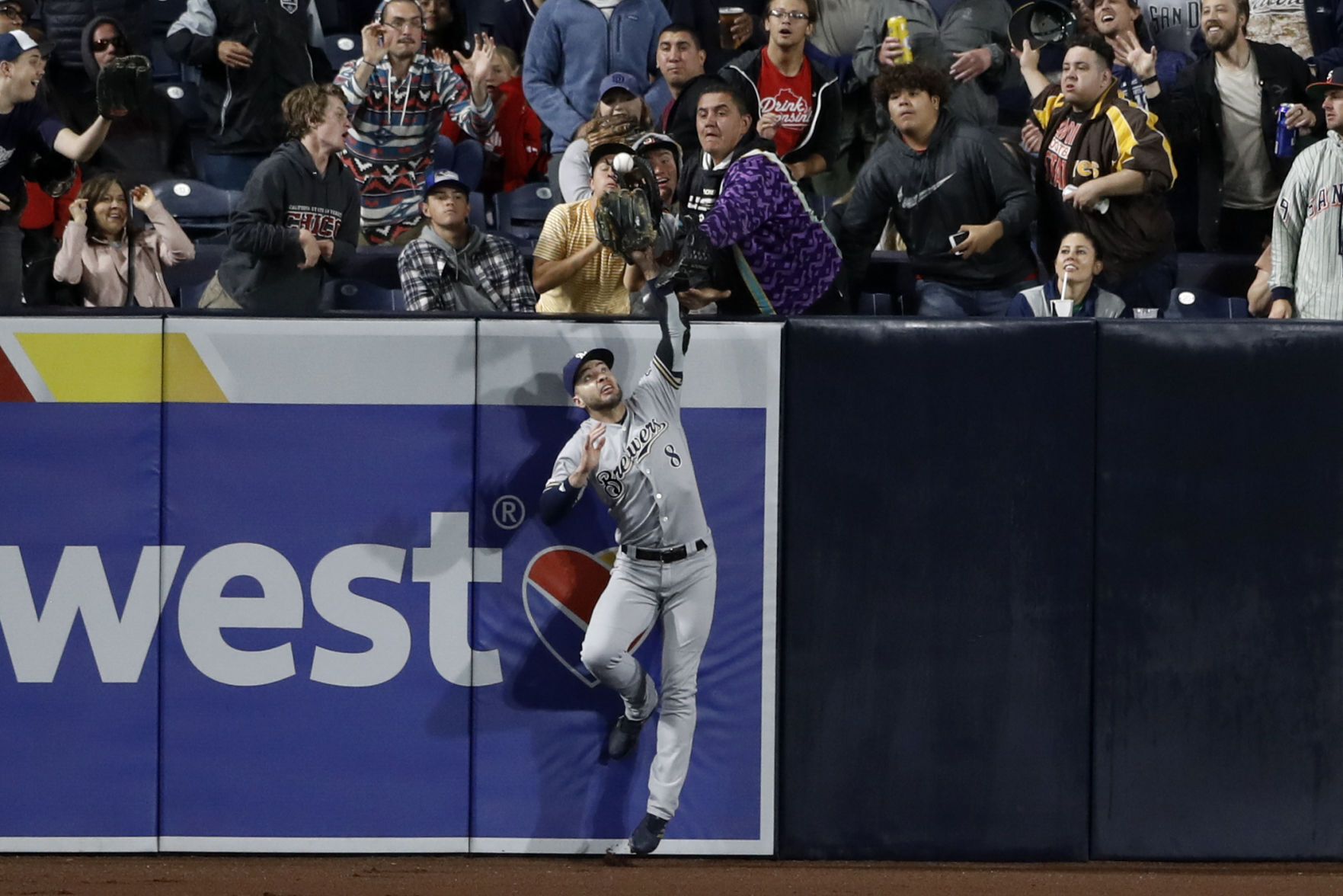 APTOPIX Brewers Padres Baseball